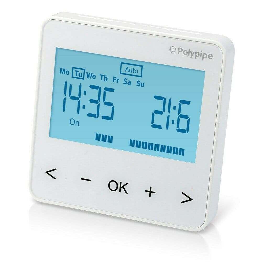 Polypipe UFHPROGB programmable room thermostat for underfloor heating