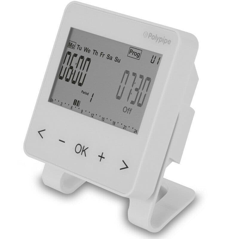 Polypipe WIRELESS programmable room thermostat for underfloor heating