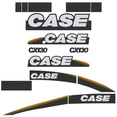 Case CX130 Excavator Decal Set