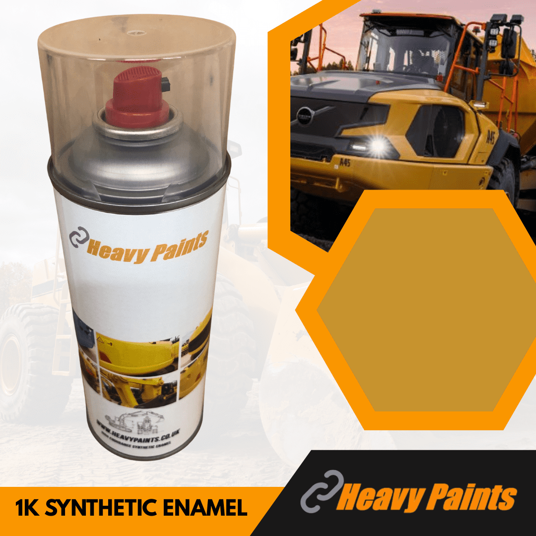 Caterpillar Digger Yellow Enamel 400ml Aerosol
