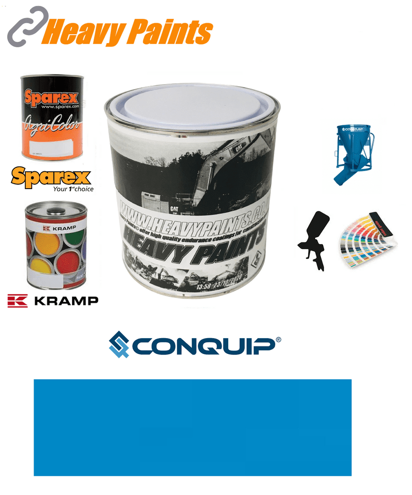 Conquip Skip Blue Enamel Paint 1 Litre Tin