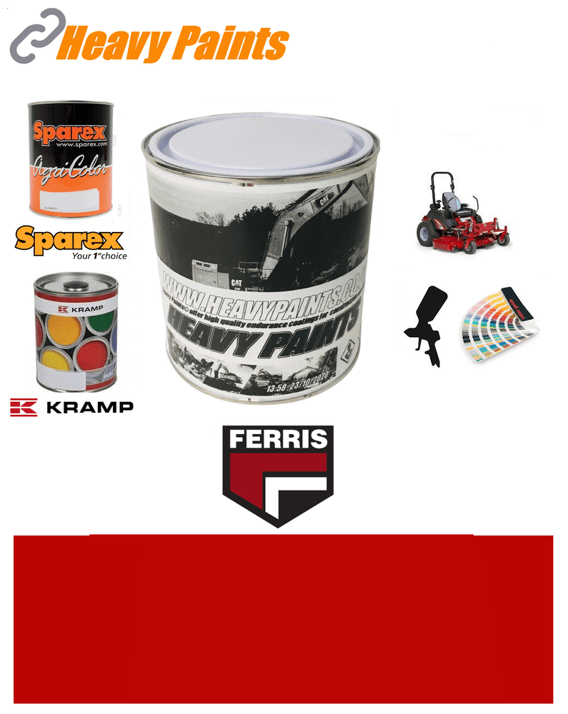 Ferris Lawn mower Red Enamel Paint 1 Litre Tin