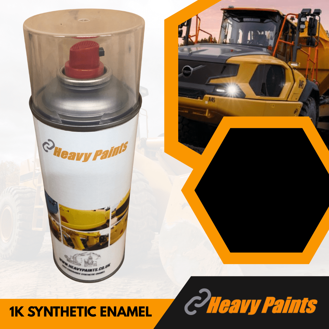 Hanix Digger Cabin Black Enamel 400ml Aerosol