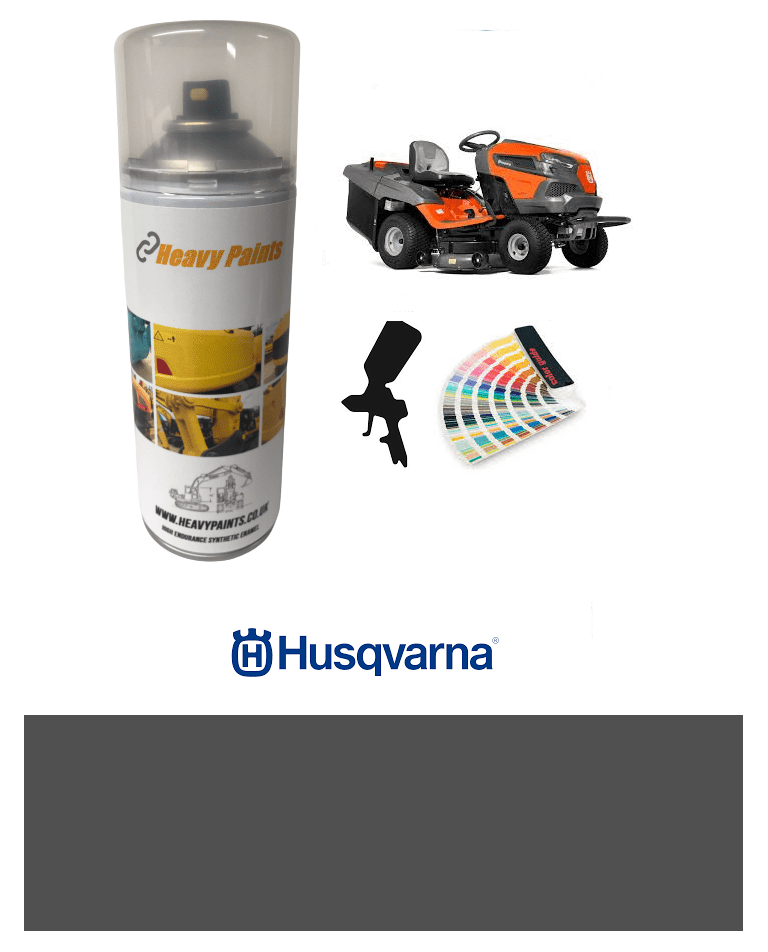 Husqvarna Lawn Mower Grey Enamel 400ml Aerosol