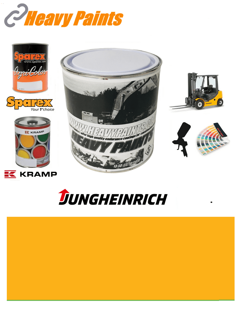 Jungheinrich Forklift Yellow Enamel Paint 1 Litre Tin