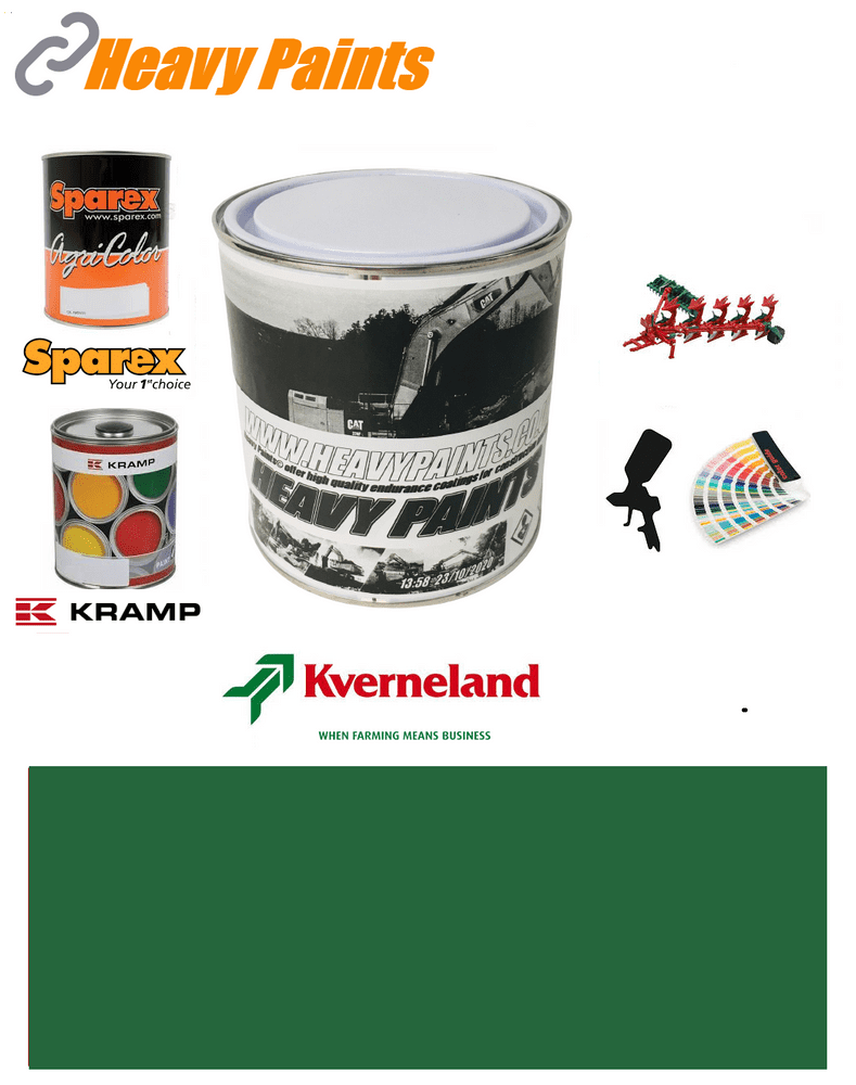 Kverneland Plough Green Enamel Paint 1 Litre Tin
