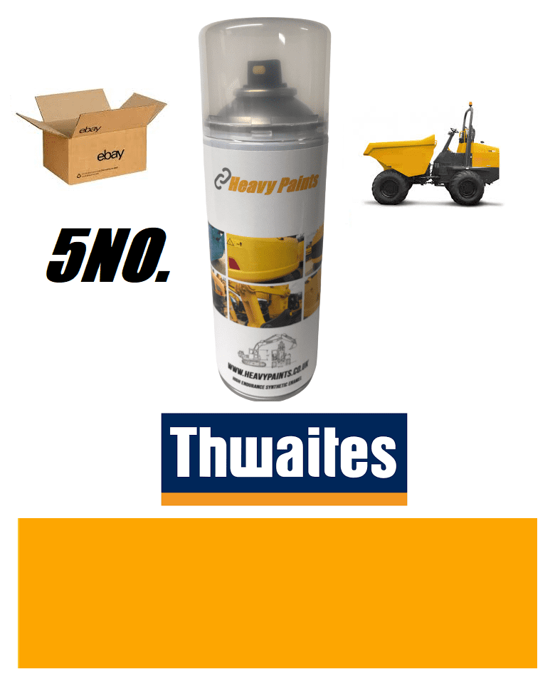 Thwaites Yellow Enamel 400ml Aerosol Set BOX OF 5