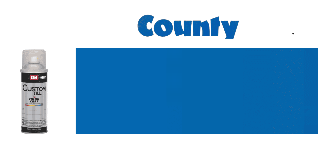 Ford County Tractor Blue Enamel Paint 1 Litre Tin