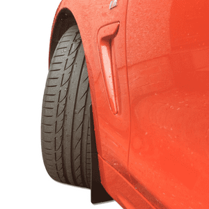 BMW 4 SERIES (FRONT SET ONLY) BLACK MUDFLAPS