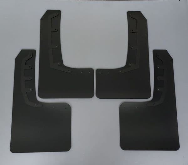 Extended Arch Mud Flaps to fit FORD RANGER 2023+  BLACK