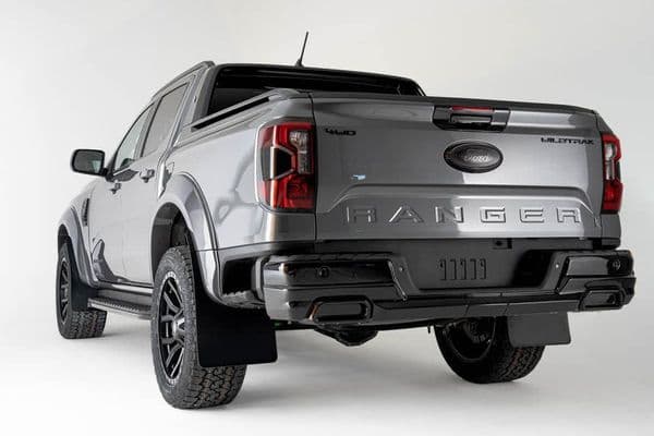 Extended Arch Mud Flaps to fit FORD RANGER 2023+ BLACK
