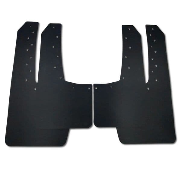 Extended Arch Mud Flaps to fit FORD RANGER Wildtrak X & Tremor ONLY 2023+   BLACK