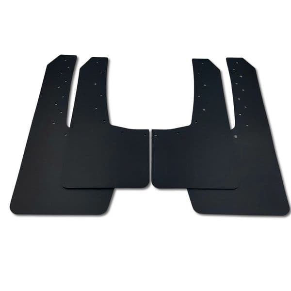 Extended Arch Mud Flaps to fit FORD RANGER Wildtrak X & Tremor ONLY 2023+   BLACK