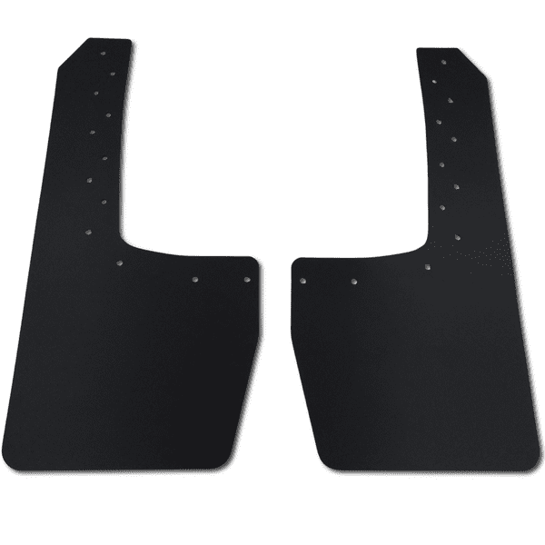 Extended Arch Mud Flaps to fit FORD RANGER Wildtrak X & Tremor ONLY 2023+   BLACK