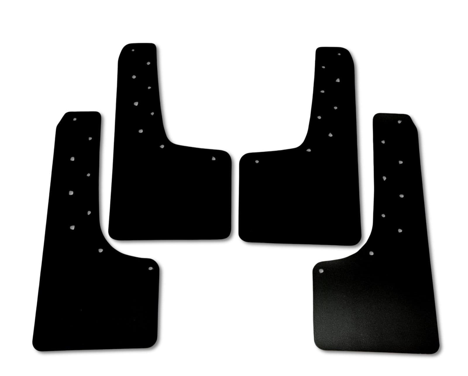 Extra WIDE Mud Flaps to fit FORD RANGER RAPTOR - BLACK