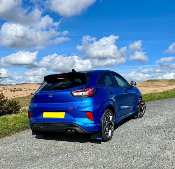 rallyflapZ | Mud Flaps Set to fit Puma ST 2019+ BLACK (All Options)