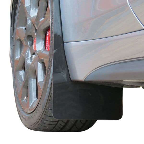 rallyflapZ | Mud Flaps to fit 124 Spider & 124 aBarth  2016+ BLACK