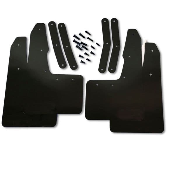 rallyflapZ | Mud Flaps to fit 124 Spider & 124 aBarth  2016+ BLACK
