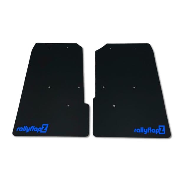 rallyflapZ | Mud Flaps to fit ABARTH 500, 595, 695 2008+ BLACK (All Options)