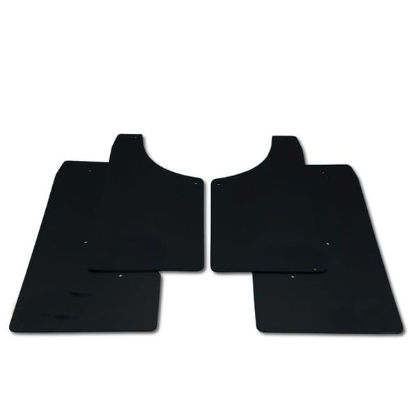 rallyflapZ | Mud Flaps to fit ABARTH 500, 595, 695 2008+ BLACK (All Options)