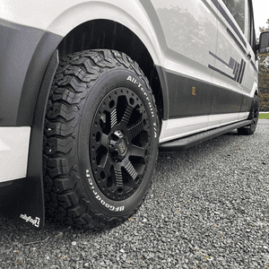 rallyflapZ | Mud Flaps to fit CRAFTER 2017+ 2nd Gen MAN & TGE (WITHOUT extended arch kit fitted)