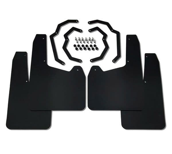 rallyflapZ | Mud Flaps to fit D-Max Gen 2 (2011-18 models) BLACK