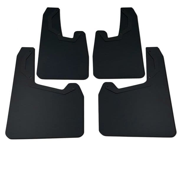 rallyflapZ | Mud Flaps to fit D-Max Gen 2 (2011-18 models) BLACK