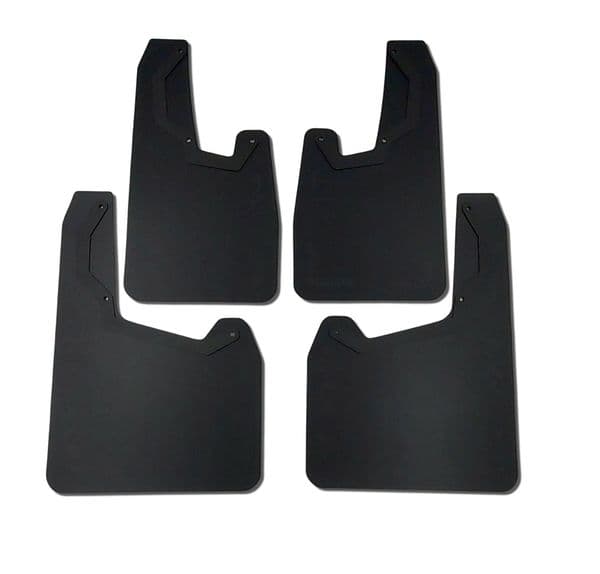 rallyflapZ | Mud Flaps to fit D-Max Gen 2 (2011-18 models) BLACK