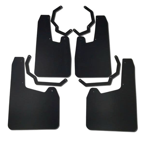 rallyflapZ | Mud Flaps to fit D-Max Gen 2 (2011-18 models) BLACK