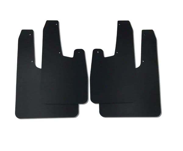 rallyflapZ | Mud Flaps to fit D-Max Gen 2 (2011-18 models) BLACK