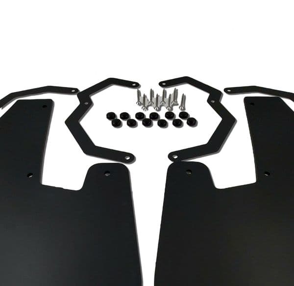 rallyflapZ | Mud Flaps to fit D-Max Gen 2 (2011-18 models) BLACK