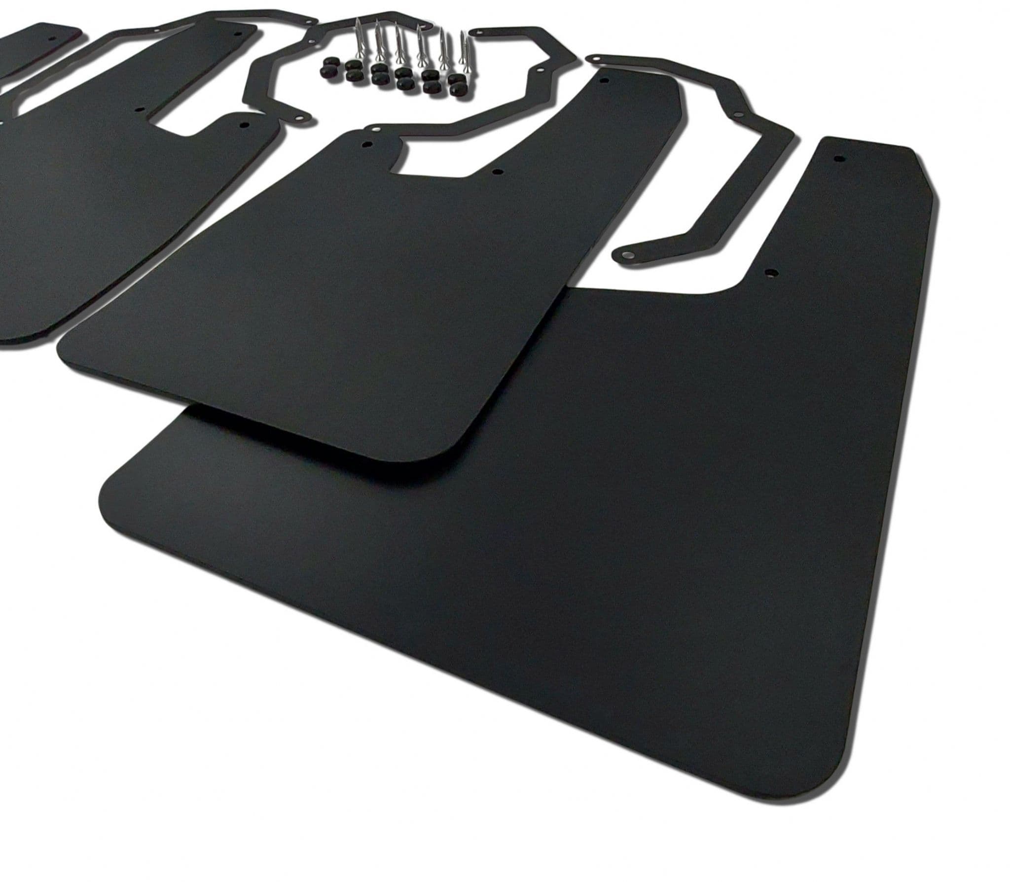rallyflapZ Mud Flaps to fit D-Max Gen 2 2011-18 models BLACK