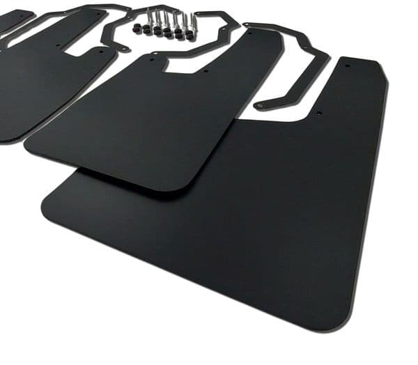 rallyflapZ | Mud Flaps to fit D-Max Gen 2 (2011-18 models) BLACK