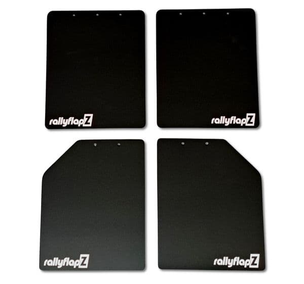 rallyflapZ | Mud Flaps to fit DISCOVERY 1 1989-1998 BLACK (All Options)