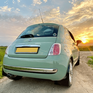 rallyflapZ | Mud Flaps to fit FIAT 500 2008+ BLACK (All Options)