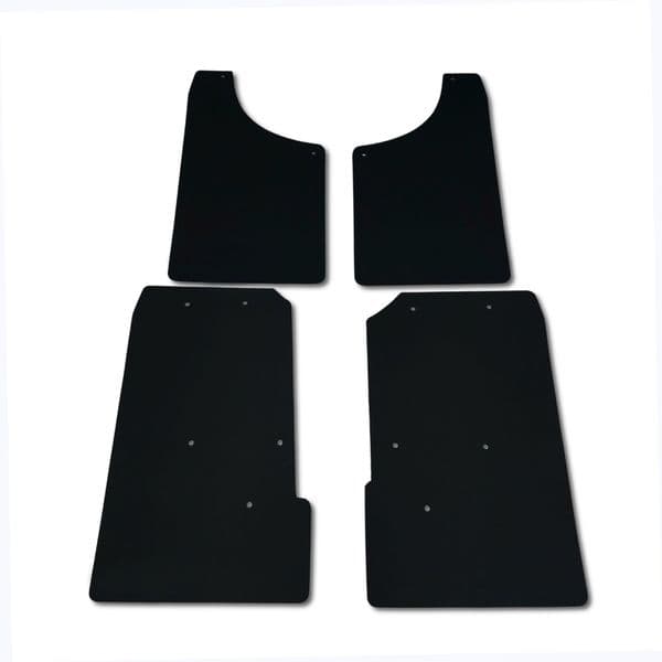 rallyflapZ | Mud Flaps to fit FIAT 500s 2014+ BLACK (All Options)