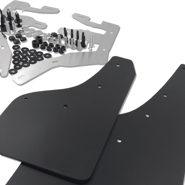 rallyflapZ | Mud Flaps to fit FIESTA Mk8 2018+ ST & ST Line-  BLACK