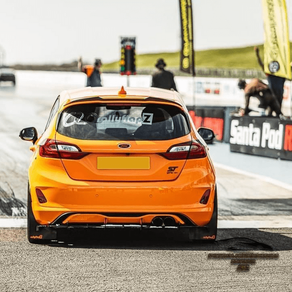 rallyflapZ | Mud Flaps to fit FIESTA Mk8 2018+ ST & ST Line-  BLACK