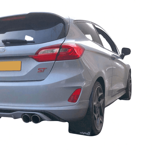 rallyflapZ | Mud Flaps to fit FIESTA Mk8 2018+ ST & ST Line-  BLACK