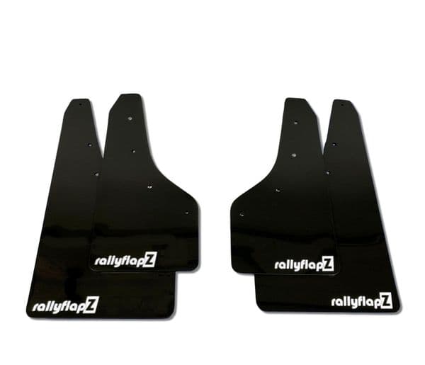 rallyflapZ | Mud Flaps to fit FIESTA Mk8 2018+ ST & ST Line-  BLACK