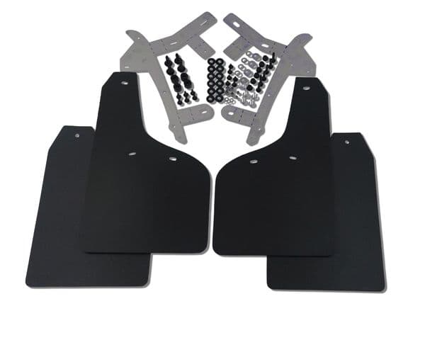 rallyflapZ | Mud Flaps to fit FIESTA ST150 02-08 Inc Zetec S - BLACK