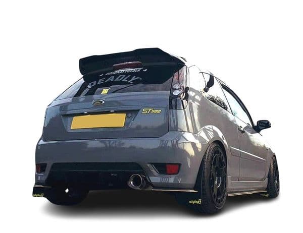 rallyflapZ | Mud Flaps to fit FIESTA ST150 02-08 Inc Zetec S - BLACK