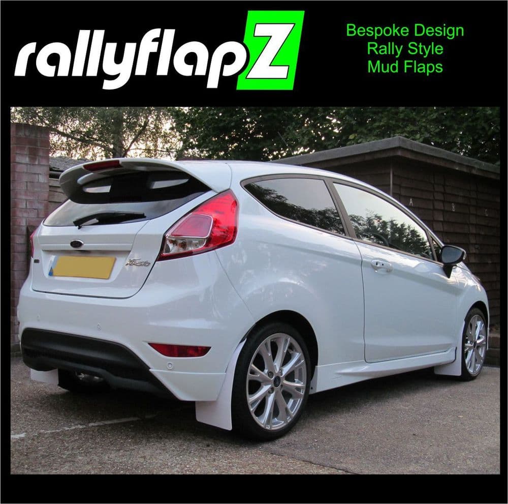 rallyflapZ Mud Flaps to fit FIESTA ST180 All Mk7 7 5 Inc Zetec S 0817 WHITE All Options rallyflapZ Mud Flaps to fit FIESTA ST180 All Mk7 7 5 Inc Zetec S 0817 WHITE All Options