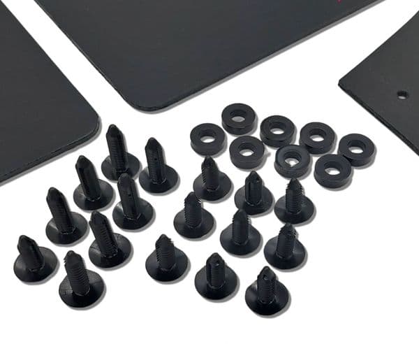 rallyflapZ | Mud Flaps to fit FOCUS ST225 ST MK2  04-11 WHITE (All Options)