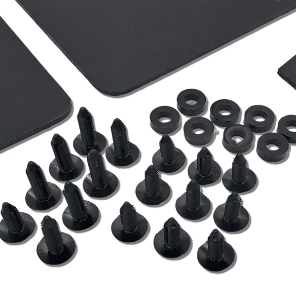 rallyflapZ | Mud Flaps to fit Ford Focus MK2 | Mk2.5 inc ST225  04-11 BLACK  (All Options)