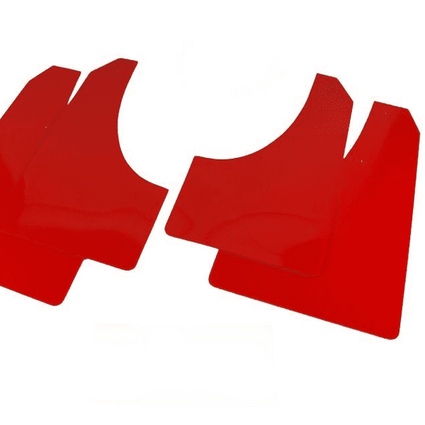rallyflapZ | Mud Flaps to fit Ford Focus MK2 | Mk2.5  inc ST225 04-11 RED (All Options)