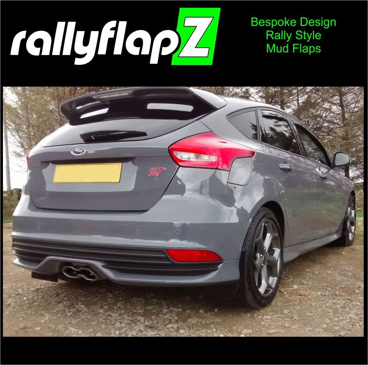 rallyflapZ Mud Flaps to fit FORD FOCUS Mk3 3 5 ST250 ST-Line Zetec 12 ...
