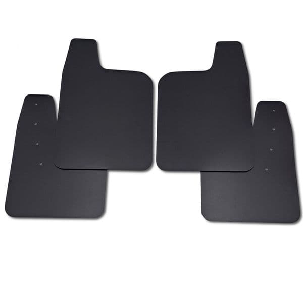 rallyflapZ | Mud Flaps to fit Ford Transit Custom 2024+ (MSRT Vans Only) BLACK