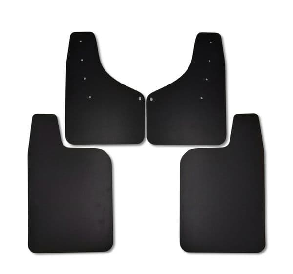rallyflapZ | Mud Flaps to fit Ford Transit Custom 2024+ (MSRT Vans Only) BLACK