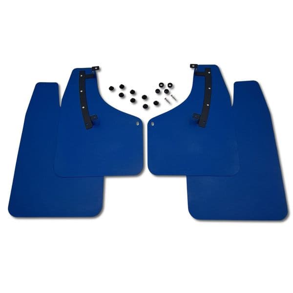rallyflapZ | Mud Flaps to fit Ford Transit Custom 2024+ (MSRT Vans Only) BLUE